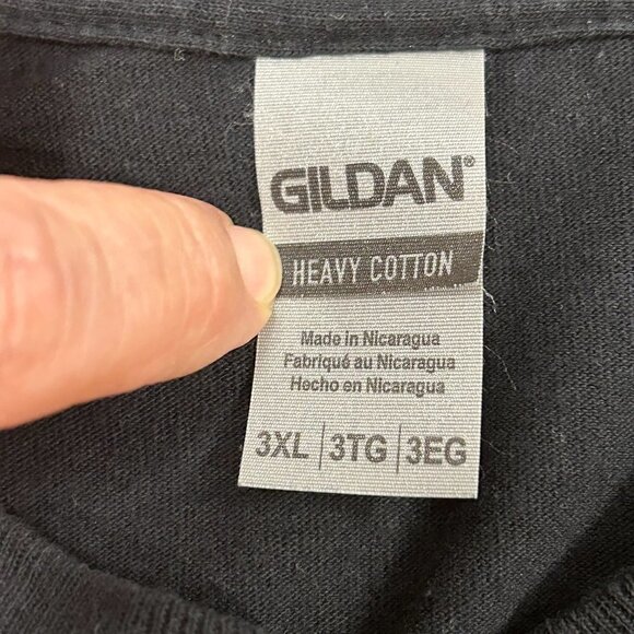 Gildan Ultra Hvy Cotton Vietnam Era Vet Long Sleeve T-Shirt Sz. 3XL Black #N1403 - Picture 4 of 4